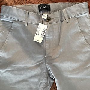 The Children’s Place Brand New Boys Pants Gray Size 8 with Tags